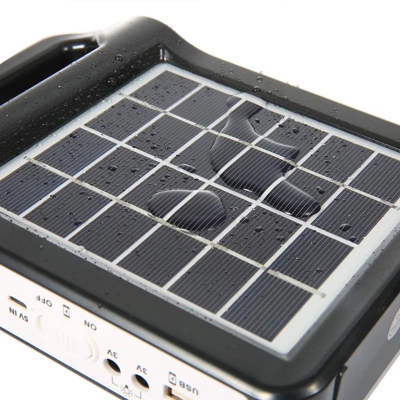 Recarregável Painel Solar kit gerador 15W
